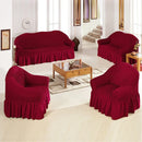 Axyaa Seersucker Universal Sofa Cover Slipcover Elastic Thickening - Fits Most Sofas