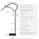 Axyaa Half Moon LED Ring Light for Makeup & Live Streaming