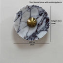 Axyaa LED Round Stone Wall Lamp for Bedroom Interior Lighting