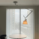 Axyaa Modern Fabric Ceiling Lamp with LED Chandelier