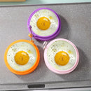 Axyaa Silicone Egg Ring Mold for Cooking Breakfast in Frying Pan