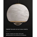 Axyaa Natural Marble Chandelier: Modern Medieval Designer Lamp for Living Room and Bar