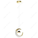Axyaa Moon-and-Stars Pendant Lamp for Bedroom Dining Room Balcony