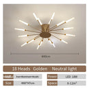 Axyaa LED Fireworks Ceiling Chandelier Nordic Design Indoor Lighting