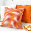 Axyaa Nordic Style Orange Cushion Cover for Living Room Sofa - 1pc