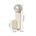 Adjustable Pot Lid Holder Wall Mounted Rack by Axyaa - Multipurpose Storage Hook