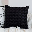 Nordic Quilted Cushion Cover 45x45cm for Indoor Living Room Sofa by Axyaa
