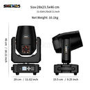 Axyaa 230W 7R Beam Moving Head Lighting Set for Rainbow Wedding Nightclub Disco