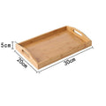 Axyaa Bamboo Tea Tray, Food Storage, Dinner Plate, Kitchen Tableware