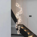 Axyaa Nordic Stair Chandelier, Living Room Dining Pendant Lights, Ceiling Light