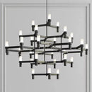Axyaa Metal Pendant Chandelier: Modern Luxury G9 LED Lighting Fixture