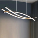 Axyaa LED Aluminum Chandelier for Kitchen Island Dining Table