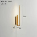 Axyaa Brass Wall Sconce Dimmable Moderm Lamp for Foyer, Bedroom, Restaurant, Aisle