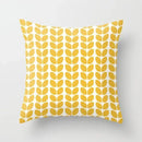 Yellow Giraffe Design Throw Pillow Cover for Home Decor by Axyaa
