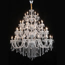 Axyaa Luxury Crystal Chandelier Lighting Top Grade K9 Crystals for Villa Foyer