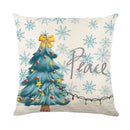Merry Christmas Pillow Cover Set with Festive Prints - Axyaa