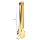Axyaa Stainless Steel BBQ Steak Tongs - Hollow Grill Clamp & Kitchen Utensil