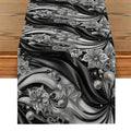 Axyaa Elegant Floral Table Runner for Dining Room Decor