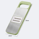 Axyaa Stainless Steel 5-in-1 Vegetable Slicer Cutter Grater Chopper
