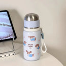 Axyaa Cartoon Puppy Thermos Stainless Steel Tea Separation Water Cup