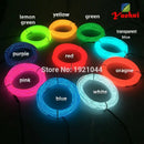Axyaa Flexible EL Wire: 10 Colors Neon Cold Light Glow Party Supplies