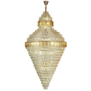 Axyaa Spiral Staircase Crystal Chandelier for Luxury Living Room