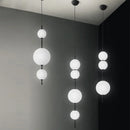 Axyaa Glass LED Ball Pendant Light for Modern Spaces