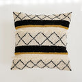 Axyaa Tufted Boho Pillow Cover with Tassels 45x45cm