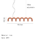 Axyaa Modern Art LED Pendant Light for Minimalist Italian Restaurant Chandeliers & Living Rooms