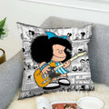 Axyaa Short Plush Throw Pillow Covers for Bed Pillows 45x45 Decorative Cushions