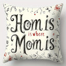 Axyaa Mother's Day Pillowcase Set - Love Crown Design, 17.7" x 17.7"