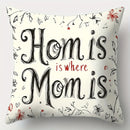 Axyaa Love Crown Mother's Day Pillowcase Set, 4pcs, 17.7"x17.7", Single-Sided