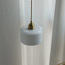 Axyaa Glass Pendant Light: Japan Style LED Chandelier for Home Decor