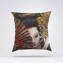 Axyaa Geisha Memoirs Decorative Cushion Cover 45x45 - Luxury Pillowcase for Home Decor