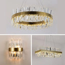 Axyaa Modern Crystal Chandelier Pendant Lights for Stylish Home Decor