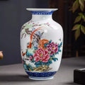 Axyaa Blue White Porcelain Vase Arranger Dracaena sanderiana Home Decor