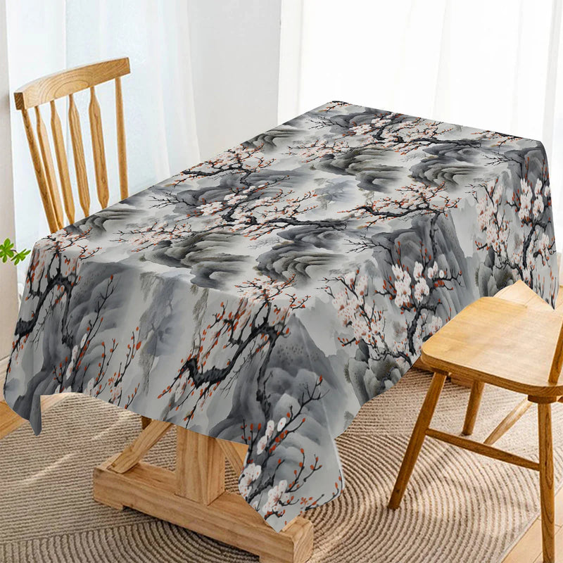 Axyaa Scenery Tablecloth for Wedding, Hotel, Banquet, Kitchen, Dining, & Outdoor Decor