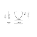 Axyaa Designer Belt Chandelier for Modern Spaces