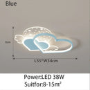 Axyaa Children's Love LED Chandelier: Fun Kid's Room Lighting Solution