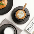 Axya Ceramic Mug & Plate Set: Office & Home Drinkware for Coffee, Tea, and Juice