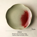Axyaa Ceramic Flower Shape Plate Set for Molecular Cuisine Tableware