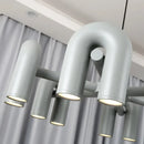 Axyaa Nordic U-shaped LED Chandelier for Stylish Living Spaces