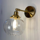 Axyaa Nordic Pumpkin Glass Wall Lamp for Home Lighting
