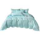 Axyaa Butterfly Embroidery 120-Count Cotton 4-Piece Naked Sleeping Set