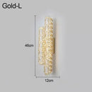 Axyaa Crystal Wall Light: Postmodern Luxury Bedroom & Living Room Minimalist Bedlight