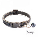 Axyaa Camouflage Pet Collar: Colorful Adjustable Collar with Bell for Dogs & Cats.
