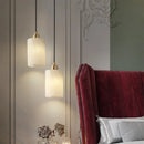 Axyaa Marble Alabaster Chandelier Copper Pendant Light