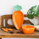Axyaa Ceramic Carrot Salad Soup Bowl Set