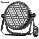 Axyaa 72LED RGB LED Par Light with DMX Remote Control for Stage Lighting
