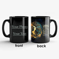Axyaa Zodiac Constellation Coffee Mug - Customizable 12 Sign Theme Gift